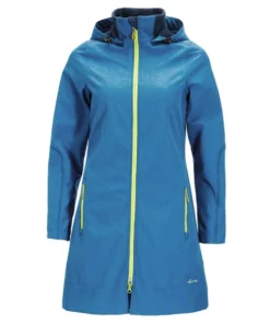 FRILUFTS ALKMAAR HOODED COAT Frauen - Softshelljacke Dark Blue