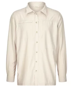 FRILUFTS CABRERA L/S SHIRT MĂ€nner - Outdoor Hemd Offwhite
