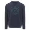 FRILUFTS OMAUI PRINTED SWEATER Männer - Sweatshirt Dress Blues