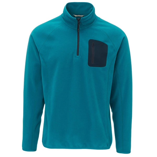 FRILUFTS GORBEA FLEECE L/S ZIP SHIRT Männer - Fleecepullover Ocean Depths
