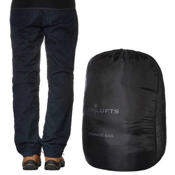 FRILUFTS STORAGE BAG MESH - Packsack Black – Bild 3