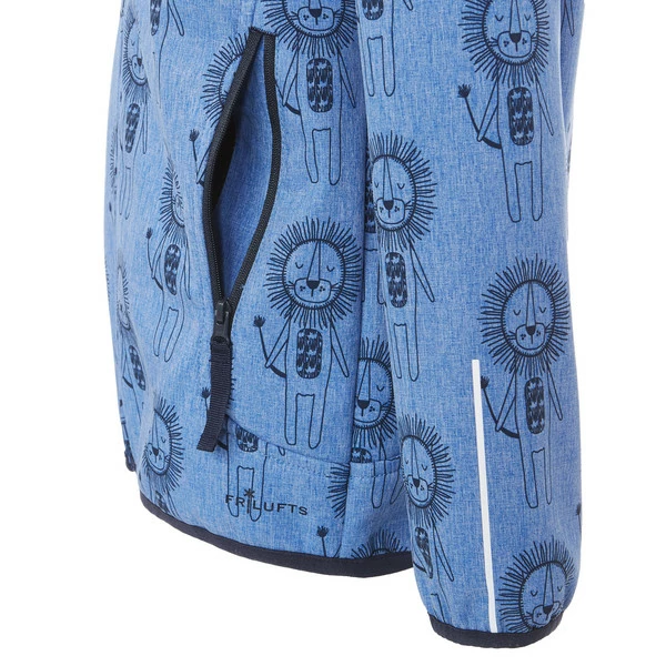 FRILUFTS KALLATTI HOODED JACKET Kinder - Softshelljacke – Bild 4