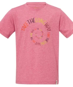 FRILUFTS BITONTO PRINTED T-SHIRT Kinder - Funktionsshirt Cerise