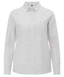 FRILUFTS HELLNAR L/S SHIRT Frauen - Outdoor Bluse Aluminium