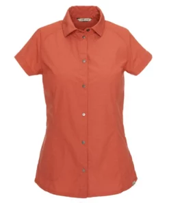 FRILUFTS KEA SHIRT Frauen - Outdoor Bluse Deep Sea Coral