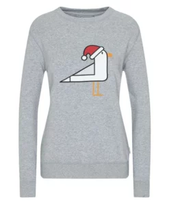 FRILUFTS OMAUI X-MAS SWEATER Frauen - Sweatshirt Smoked Pearl