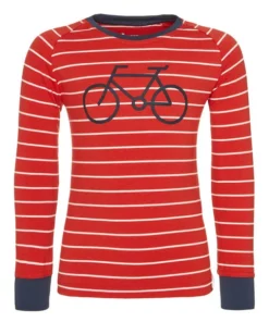 FRILUFTS DUNCAN PRINTED LONGSLEEVE Kinder - Funktionsshirt Aura Orange