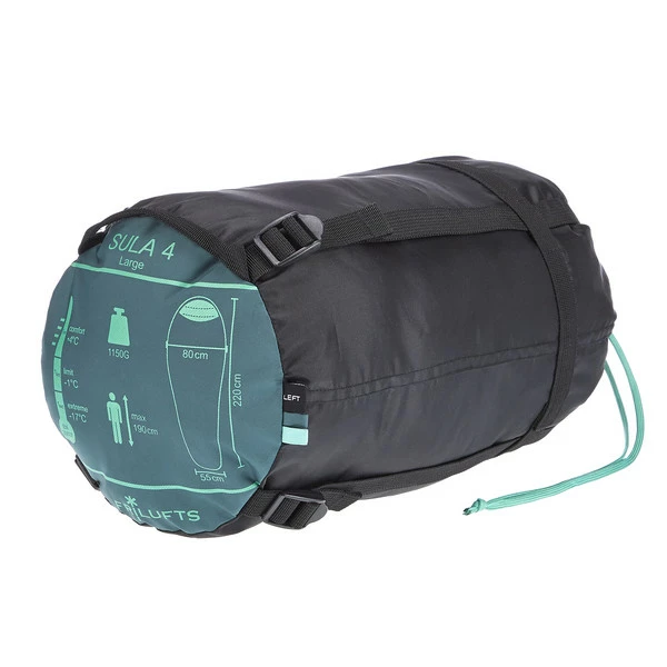 FRILUFTS SULA 4 - Daunenschlafsack Trekking Green/ Malchite Green – Bild 6