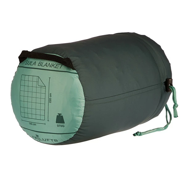 FRILUFTS SULA BLANKET - Decke Trekking Green/ Malchite Green – Bild 4