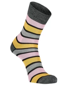 FRILUFTS VILLARRICA LINE STRIPE SOCKS Unisex - Freizeitsocken Dandelion