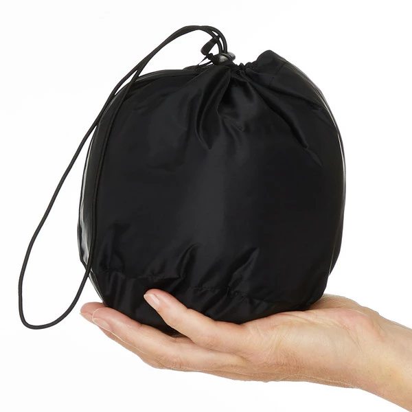 FRILUFTS HENGIFOSS RAIN PONCHO W:O:A Unisex - Regenponcho Caviar – Bild 8