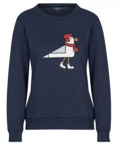 FRILUFTS OMAUI PRINTED SWEATER Frauen - Sweatshirt Dress Blues