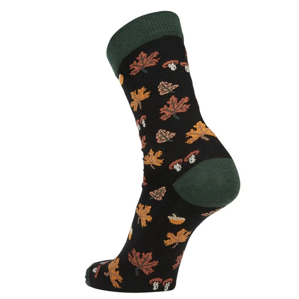 FRILUFTS VILLARRICA AUTUMN LEAVES SOCKS Unisex - Freizeitsocken Caviar – Bild 2