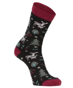 FRILUFTS VILLARRICA WINTER DEER SOCKS Unisex - Freizeitsocken Caviar